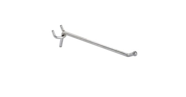 GANCIO PER PANNELLO FORATO TIPO 'SEMPLICE' 20 cm