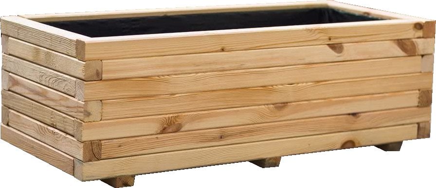 FIORIERA IN LEGNO cm 90x40x27h