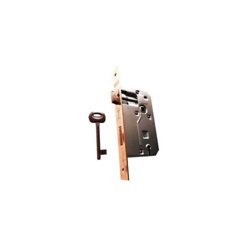 SERRATURA PER PORTE IN LEGNO 'PATENT GRANDE' FRONTALE BORDO QUADRO BONAITI E50 - Ottonata