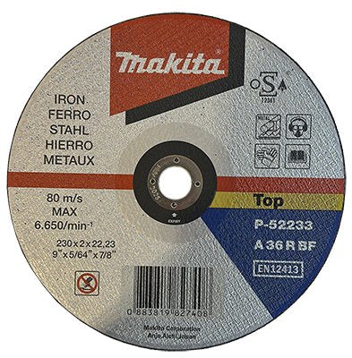 DISCO DA TAGLIO PER FERRO MAKITA Ø 115x3,2 mm - Confezione 25 pezzi