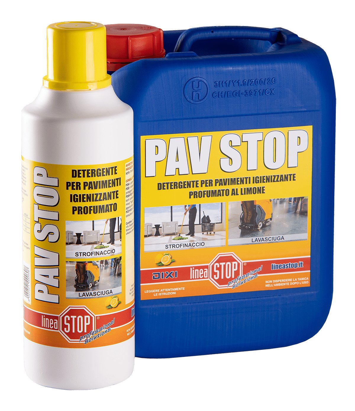 DETERGENTE PROFUMATO PER PAVIMENTI 'PAV STOP' 1 lt