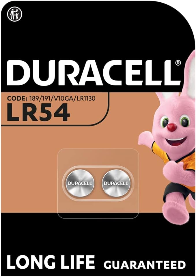 PILE PER L'ELETTRONICA 'LR54' Blister 2 Pezzi