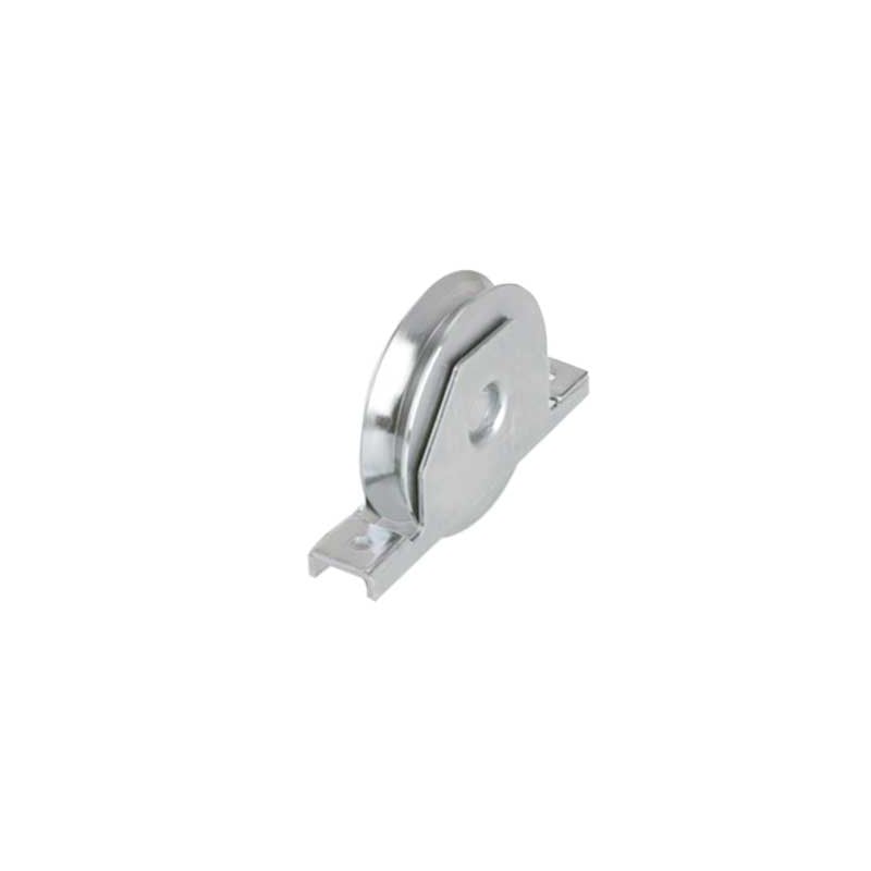 RUOTA CON SUPPORTO LATERALE PER CANCELLI GOLA Y A 2 CUSCINETTI 140 mm
