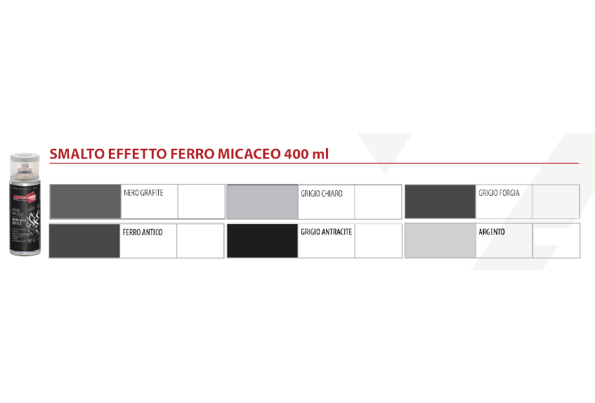 BOMBOLETTA SPRAY FERROMICACEO AMBROSOL 400 ml - Grigio chiaro
