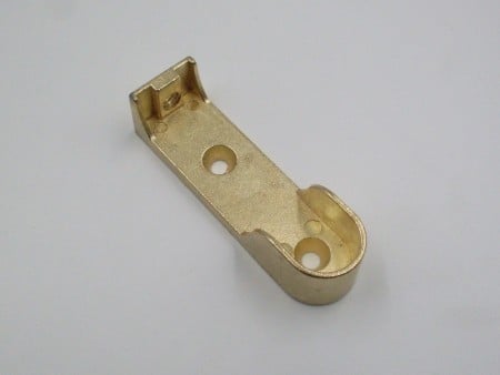 REGGITUBO LATERALE TUBO OVALE 15x30 mm - Ottonato
