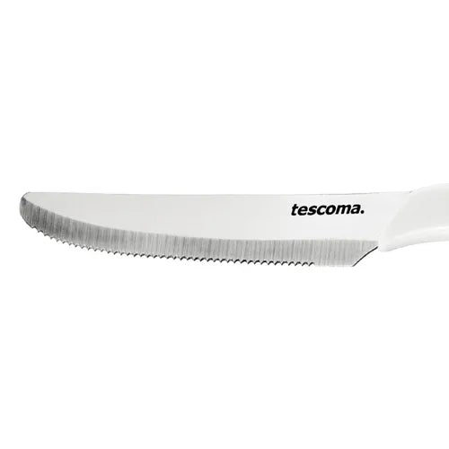 COLTELLO TAVOLA 'PRESTO' Lunghezza totale 23 cm -  Lama 12 cm  - Marrone 6 pezzi