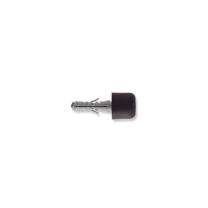 TASSELLO CON FERMAPORTA 'AY' Ø 12x45 mm - Colore nero Ø 30 mm