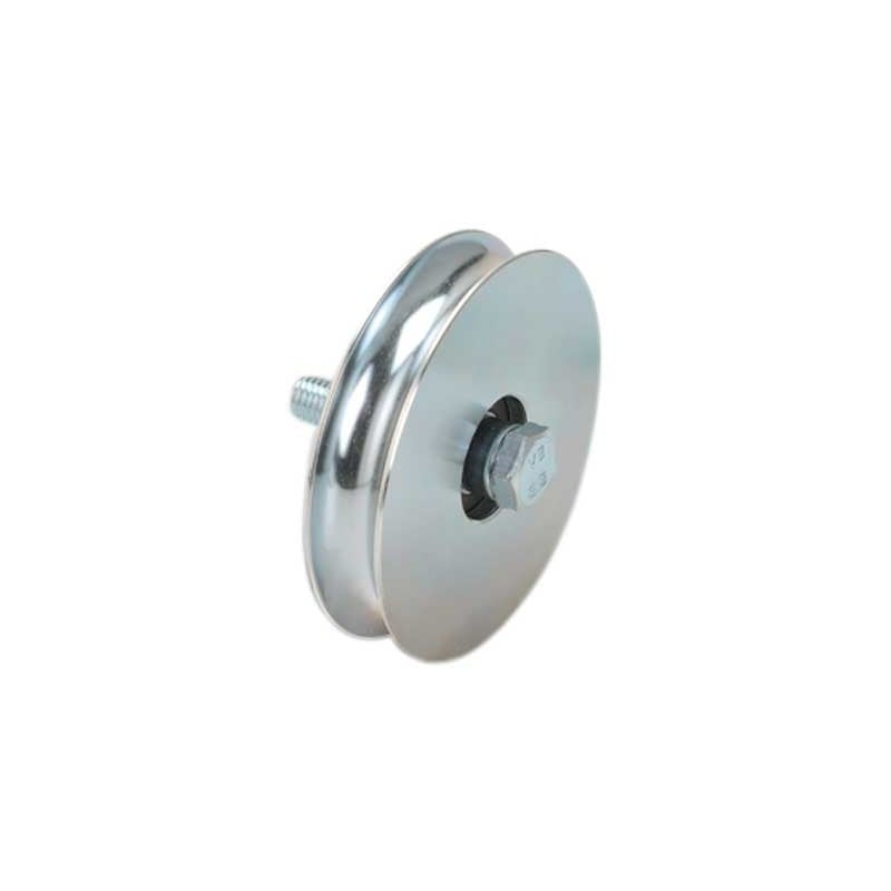 RUOTA CON BULLONE PER CANCELLI GOLA Y 100 mm
