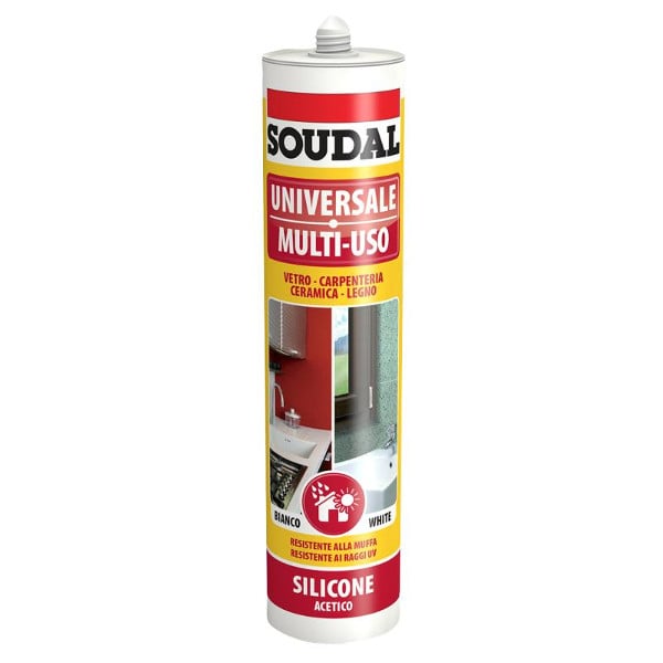 SILICONE ACRILICO SOUDAL 300 ml - Bianco