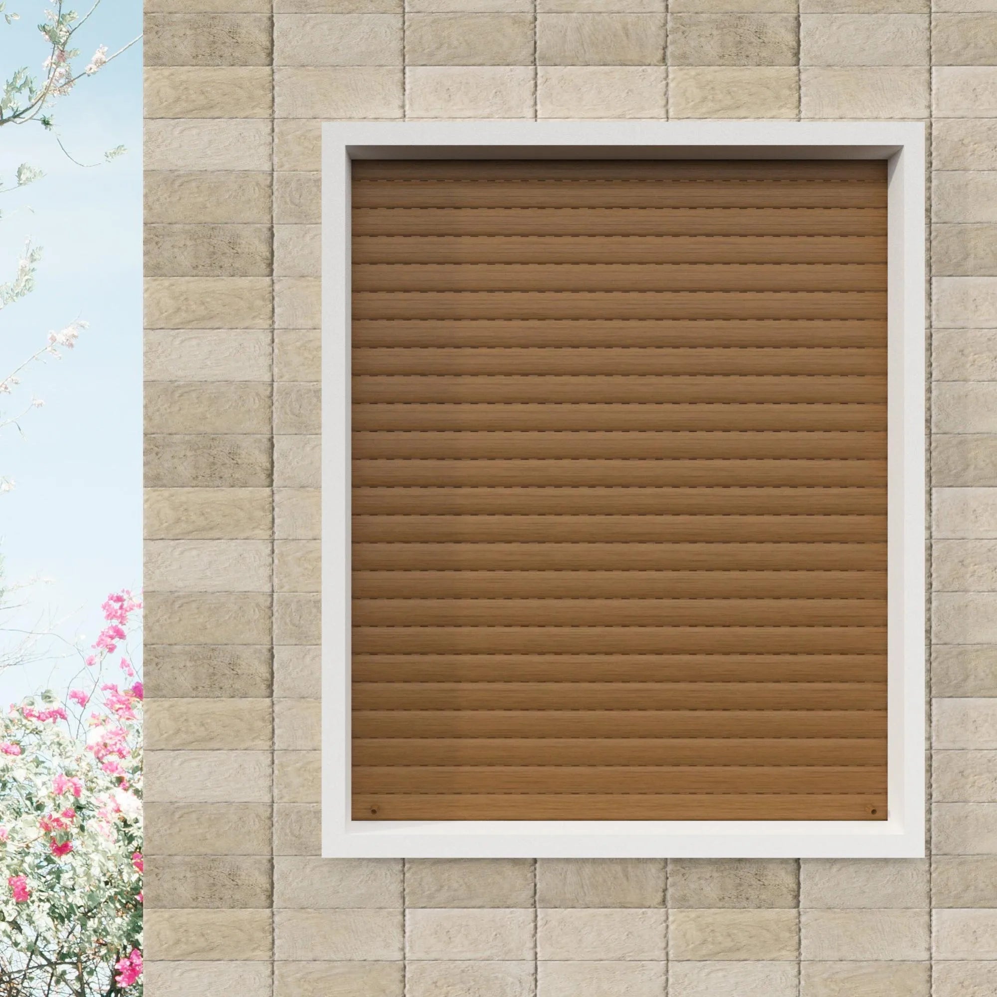 KIT TAPPARELLA IN PVC 'TORINO' cm 173x160h - Colore Legno K1