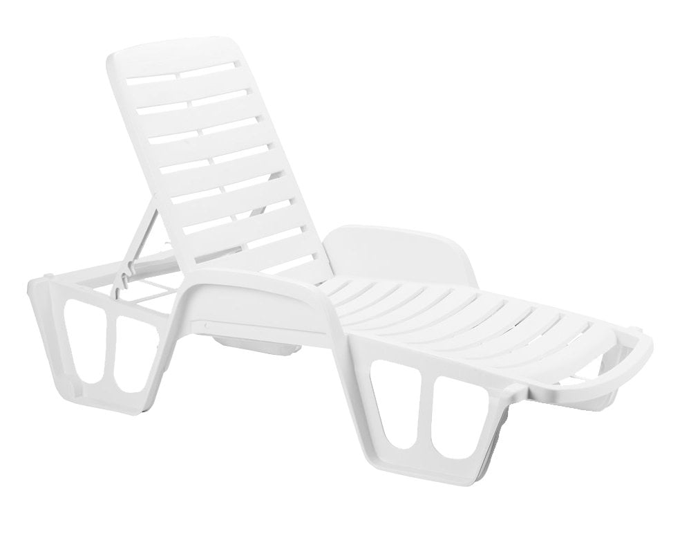 STAPELBARES FESTES LIEGEBETT 71x192x100h cm - Farbe Weiß