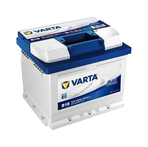 BATTERIE DE VOITURE 'BLUE DYNAMIC' VARTA 44Ah D - démarrage 440A - mm 207x175x175h