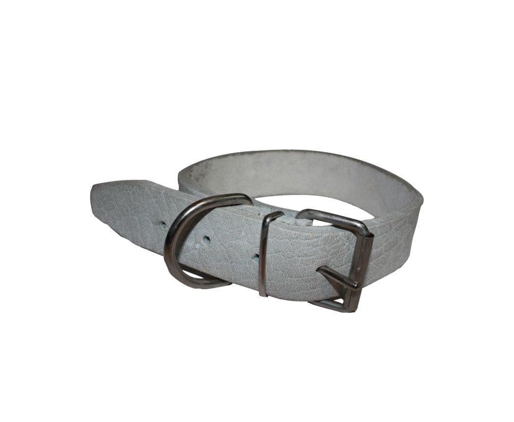 COLLARE PER CANI BUFALO GRIGIO 25x510 mm