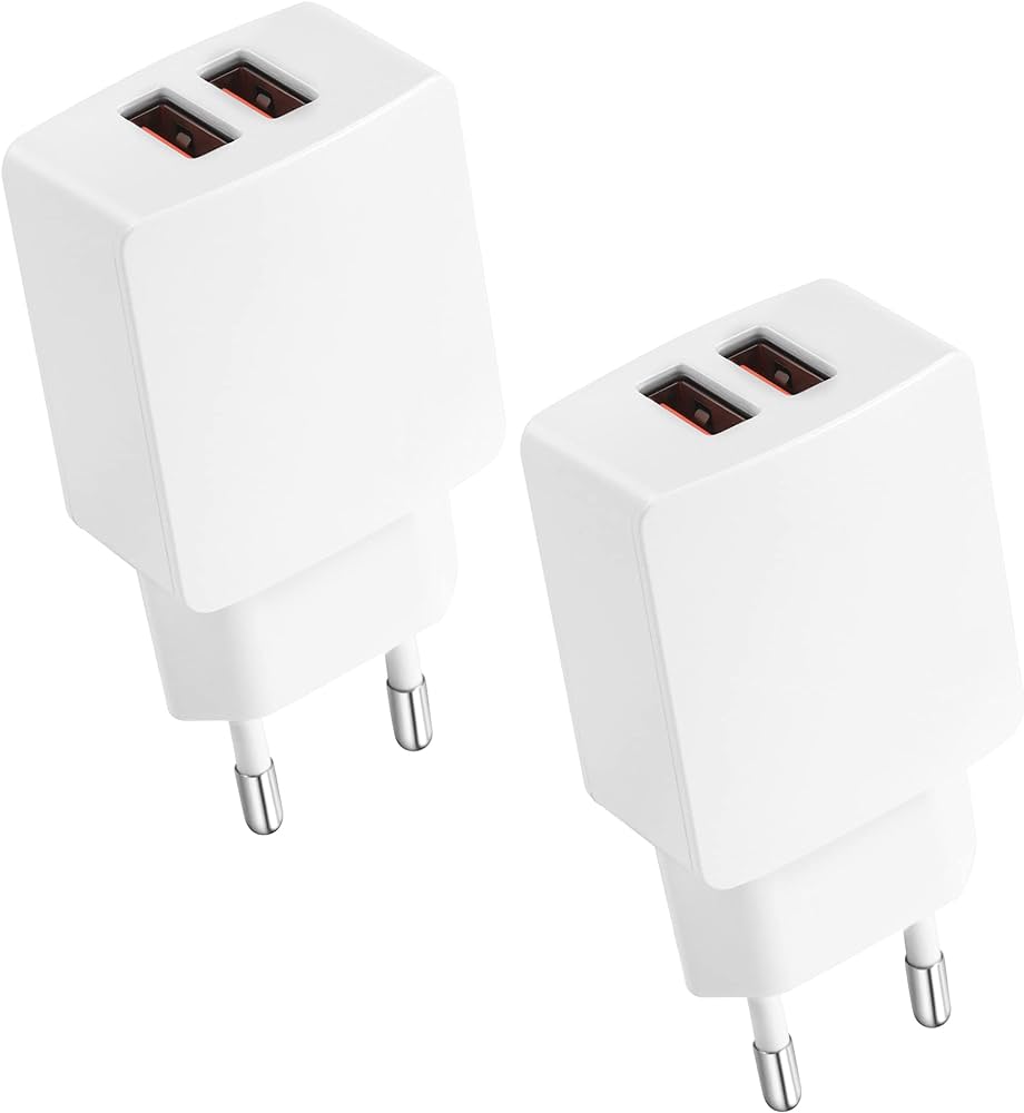 CHARGEUR MURAL USB 2,4A - 2 USB