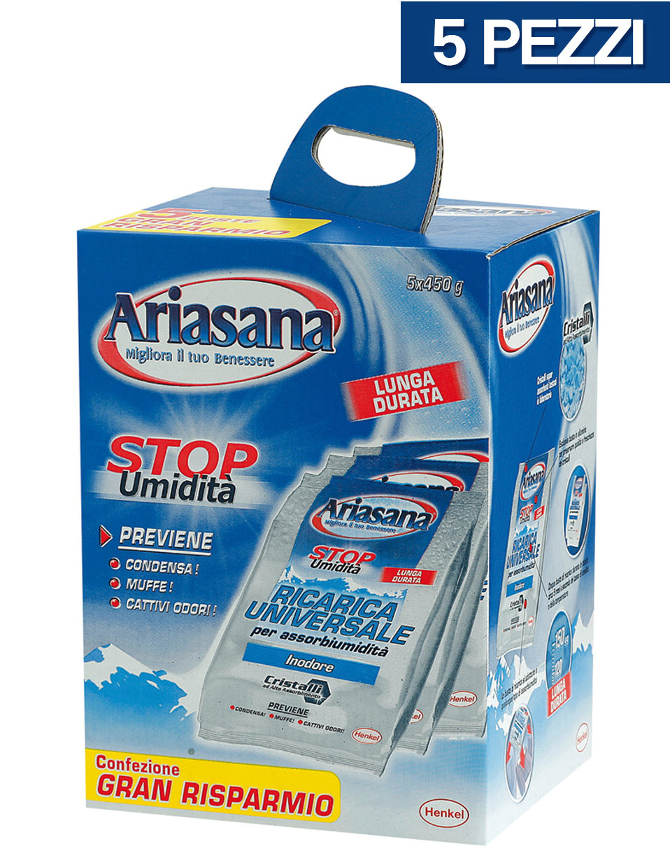 RICARICA SALI ARIASANA Confezione 5 x 450 gr