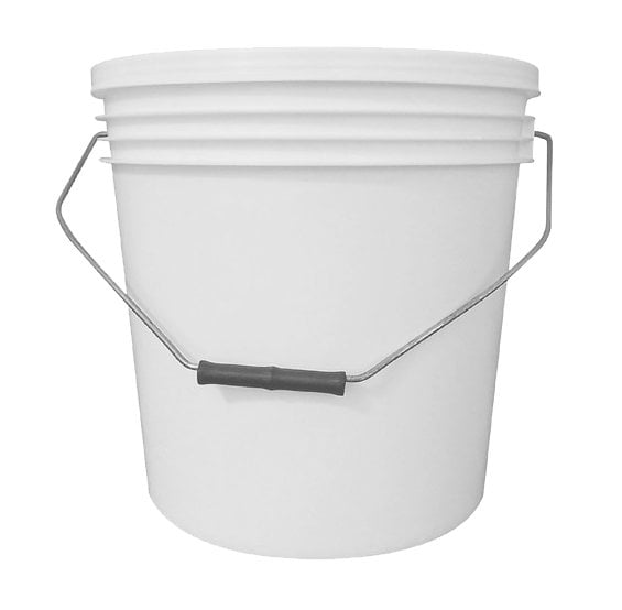 SECCHIO IN PLASTICA CON COPERCHIO 14 lt - Ø 30 x h. 29 cm