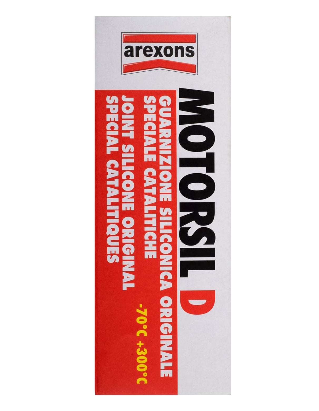 GUARNIZIONE SILICONICA 'MOTORSIL D' 60 gr - colore rosso