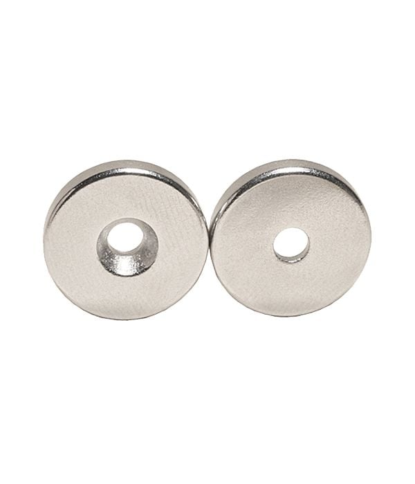 BOTTONE MAGNETICO 20x3 mm con foro svasato