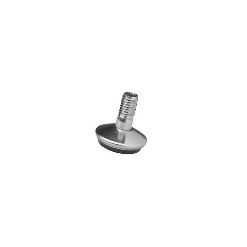 PIED RÉGLABLE EN ACIER Ø 32 mm M10 - Nickelé