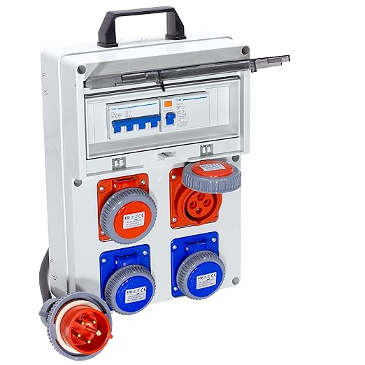 VERTEILERKASTEN 220V/380V MIT NOT-AUS-TASTER CARDINALE cm 330X220X150