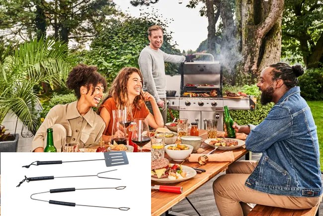 BARBECUE-SET 3-TLG. CARDINALE
