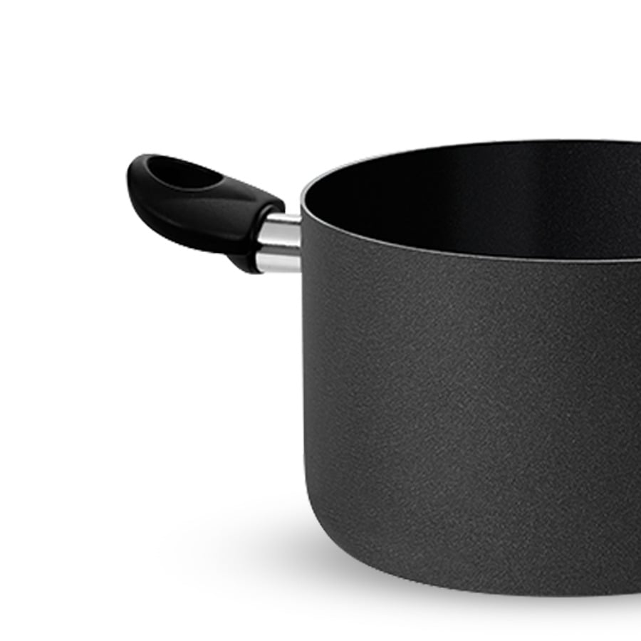 PENTOLA 'BLACK LINE' Ø cm 18x13,5h - cap.3 lt