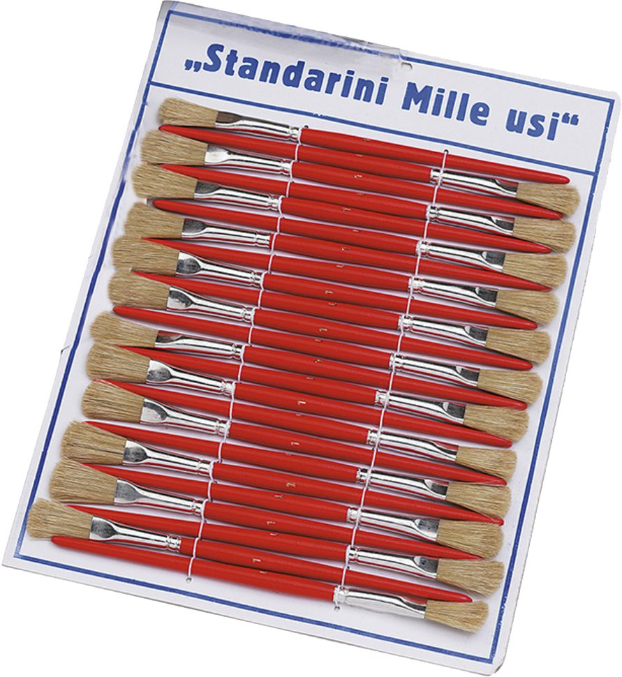 PENNELLI STANDARINI SU CARTELLA N° 2 - 24 pezzi