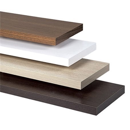MENSOLA RETTANGOLARE 60x30 cm - spess. 1,8 mm - Colore Bianco