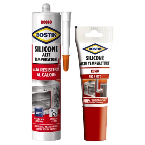 SILICONE ALTE TEMPERATURE BOSTIK 60 ml - Rosso