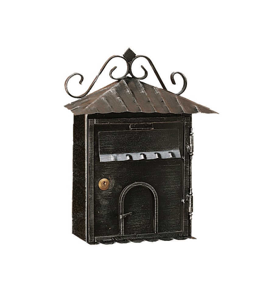 BOÎTE AUX LETTRES « RUSTICA » RÉSIDENCE 300x100x360h mm - Noire