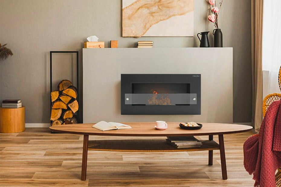 CAMINETTO A BIOETANOLO 'BLACK' CARDINALE 65x15x40h cm