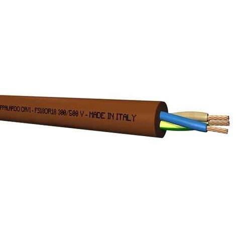 CÂBLE TRIPOLAIRE « MARRON » Section 3x2,5 mm