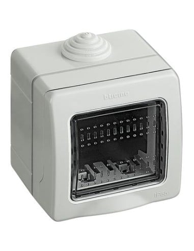CONTENITORE DA PARETE PER APPARECCHI IP55 2 Posti