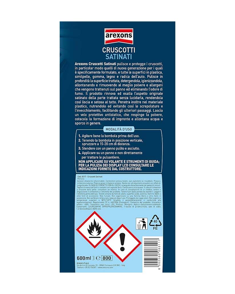 COCKPITSPRAY 'SEIDENMATT' AREXONS 600 ml