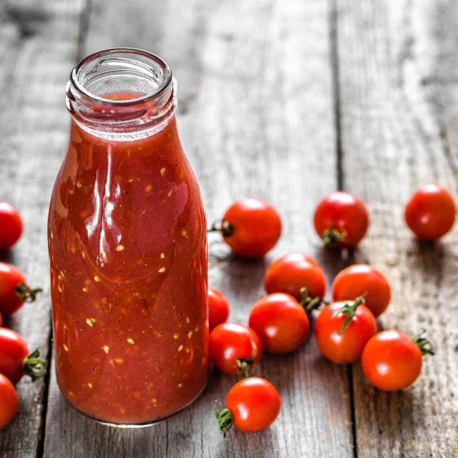 VASO IN VETRO PER PASSATA  720 cc - imb. Ø 53 mm