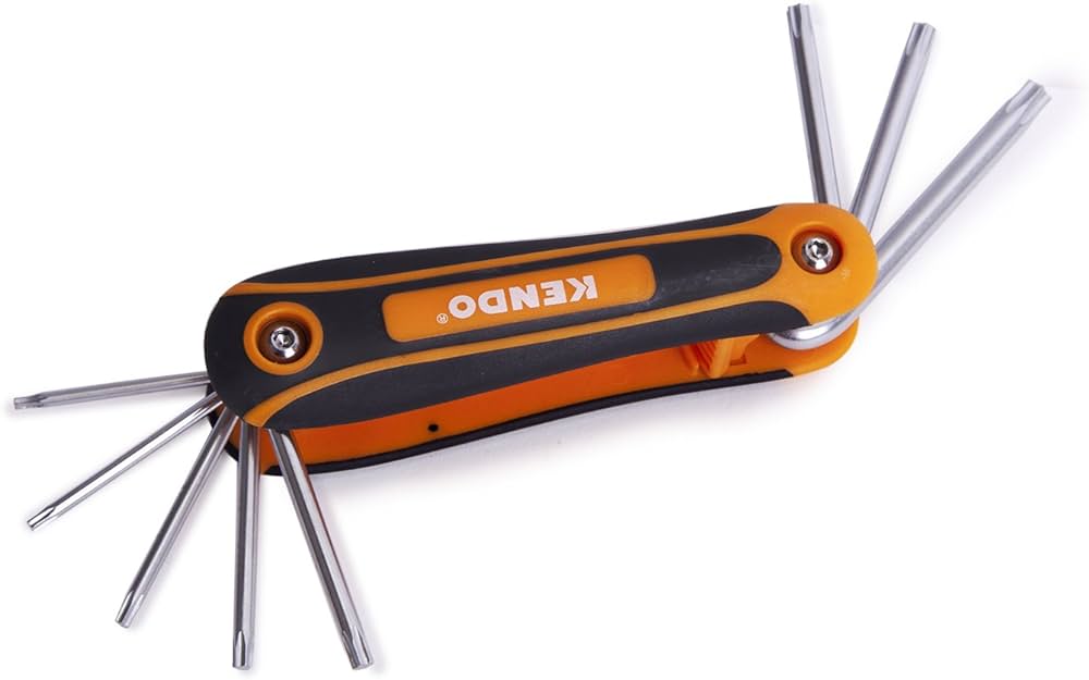 SET CHIAVI MASCHIO TORX KENDO 8 PEZZI T9,10,15,20,25,27,30,40