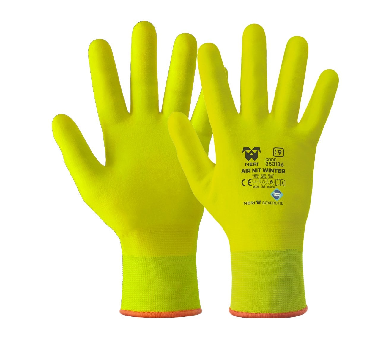 GUANTO PROFESSIONALE INVERNALE 'AIR NIT WINTER' NERI Tg. 9