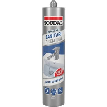NEUTRAL-SILIKON SANITÄR SOUDAL 300 ml - Transparent