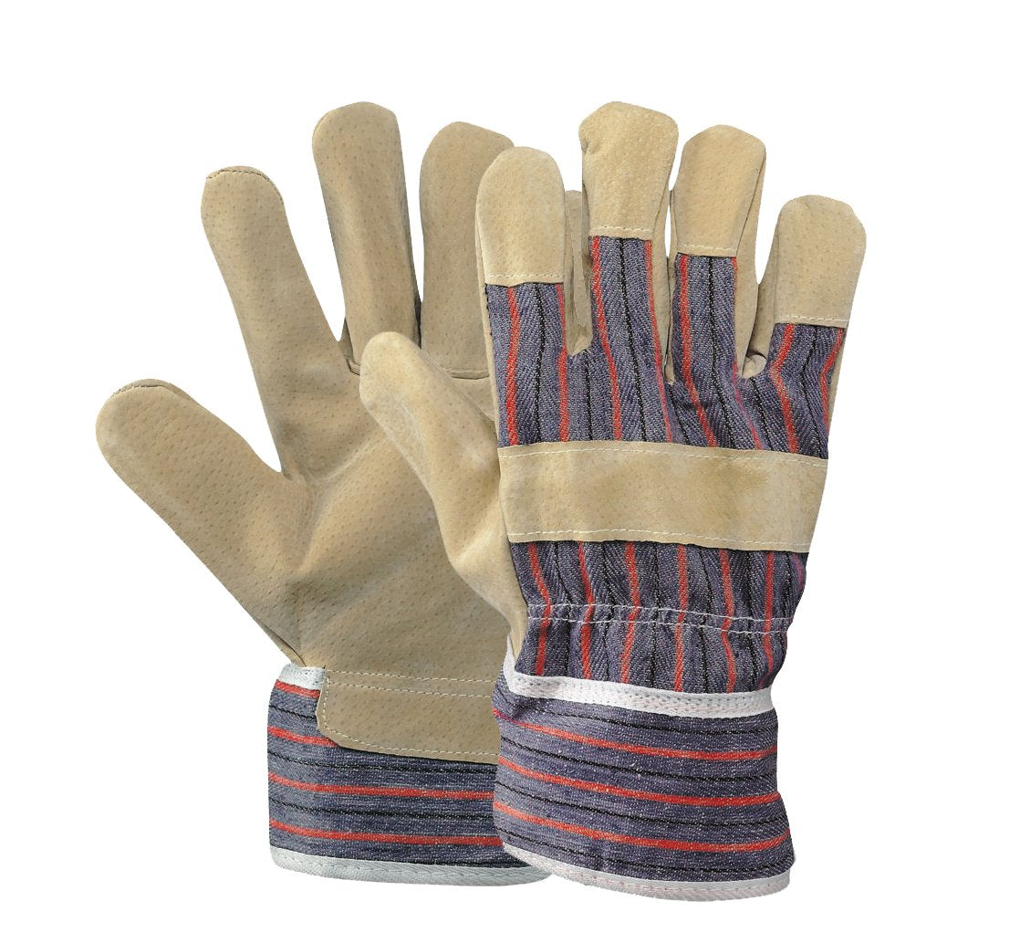 GANTS CROÛTE DE PORC/TOILE Taille 10