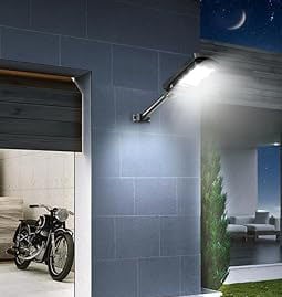 STRASSENBELEUCHTUNG MIT SOLARPANEL 12 Watt - 1200Lm - 6000K