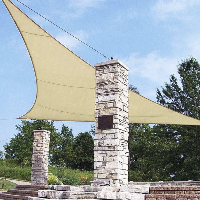 VELA OMBREGGIANTE TRIANGOLARE CARDINALE 5x5x5 mt