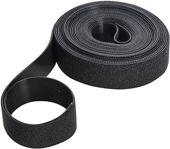 RUBAN ADHÉSIF POUR MOUSTIQUAIRES EN ROULEAUX 2 x 2,5 m - Couleur noire