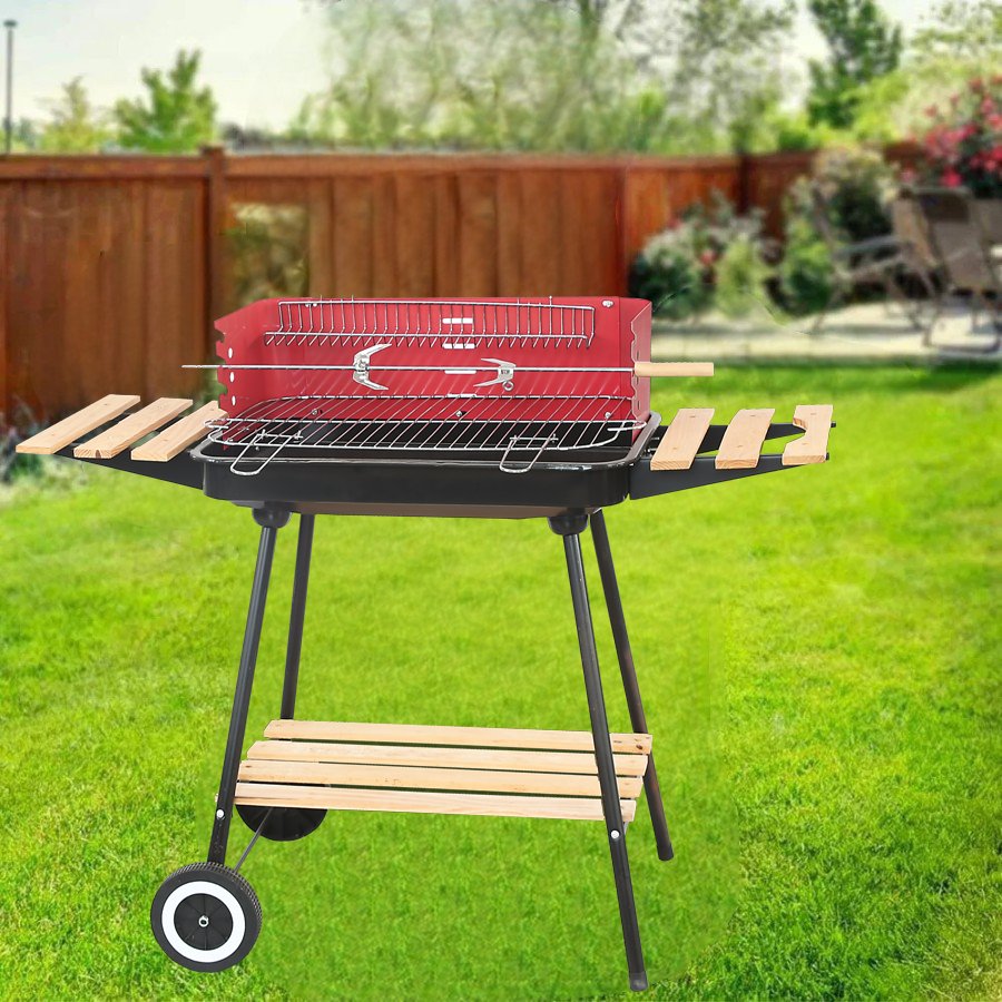 BARBECUE A CARBONELLA 'MADRID' CARDINALE 102,5x53,5x83,5h cm