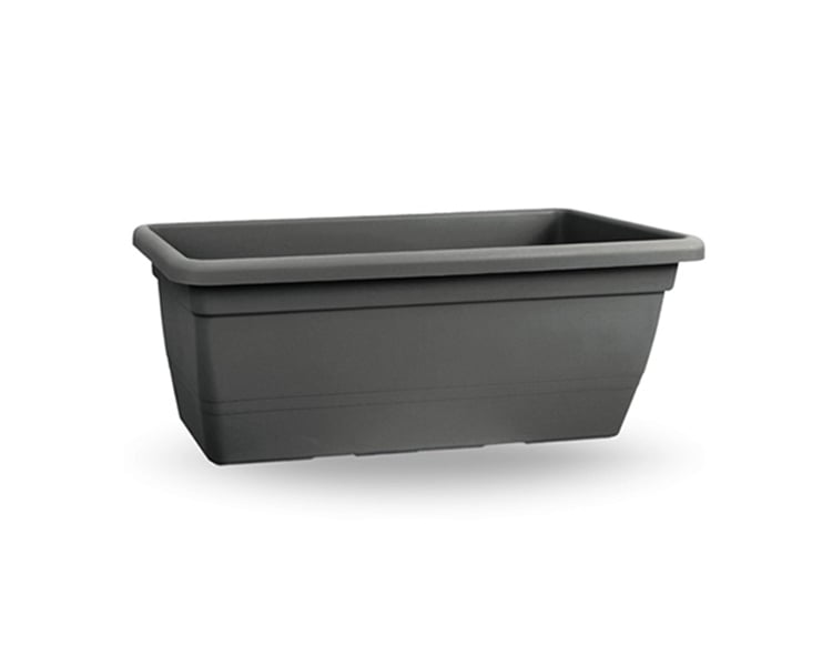 FIORIERA RETTANGOLARE 'ANTHEA' cm 60x32x28h - Colore Antracite