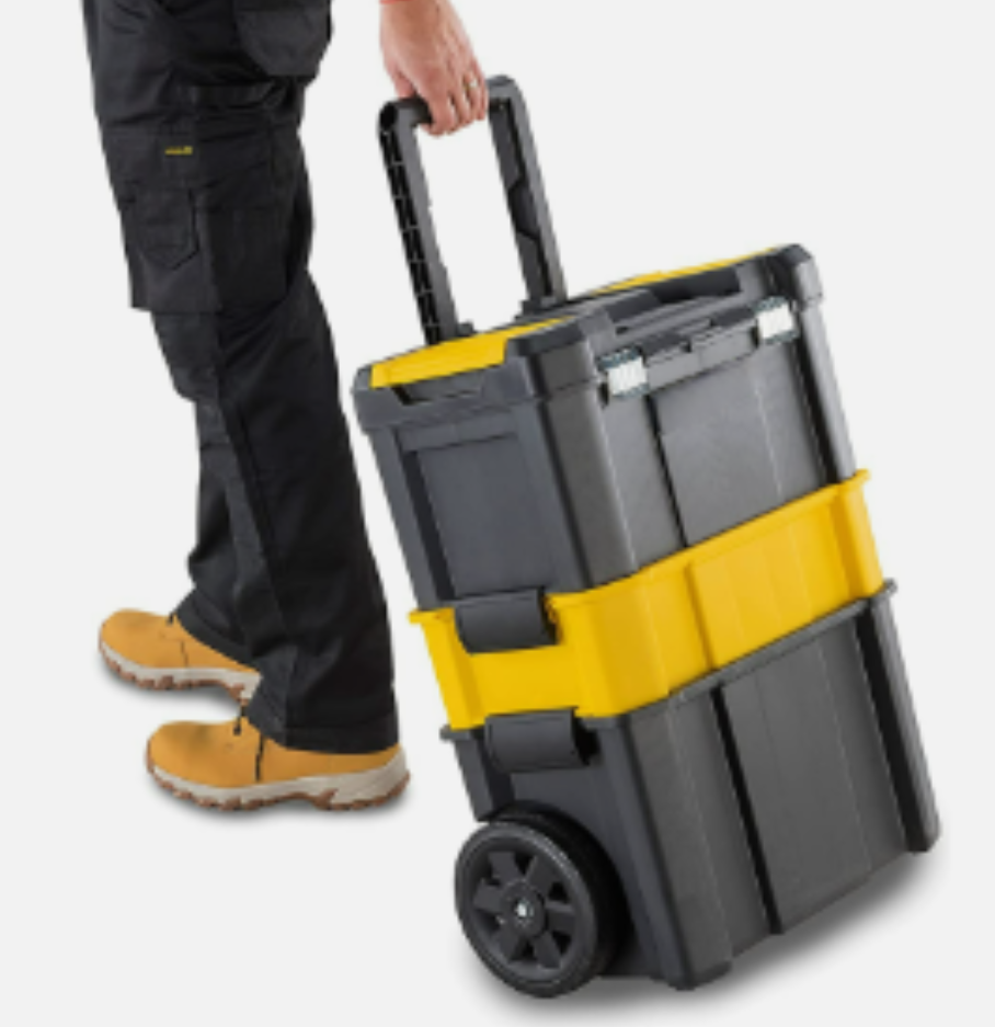TROLLEY PORTE-OUTILS '2 EN 1' CARDINALE 470x270x630h mm