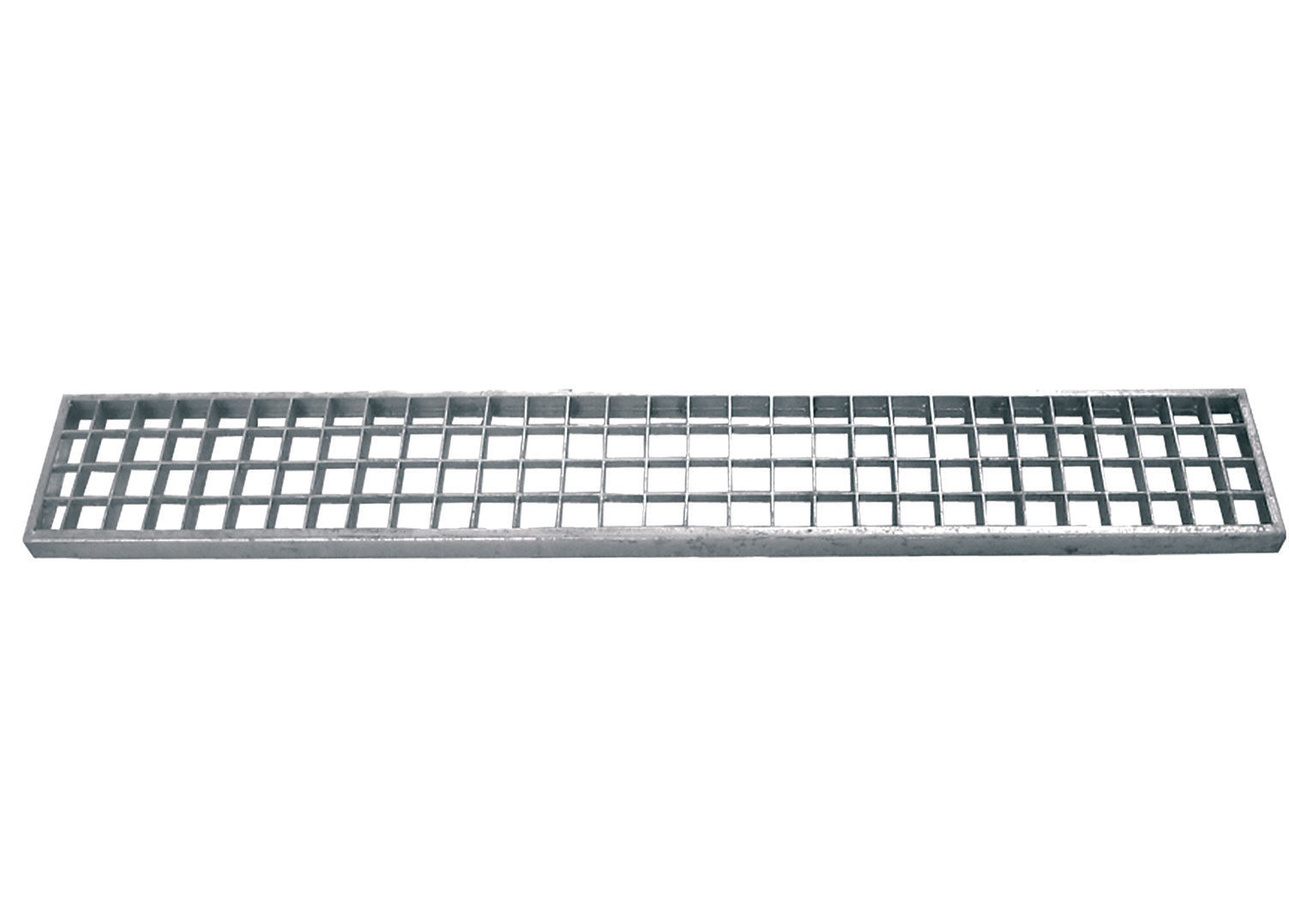 GRIGLIA PER CANALETTA IN ACCIAIO ZINCATO 100x25 cm - Carrabile