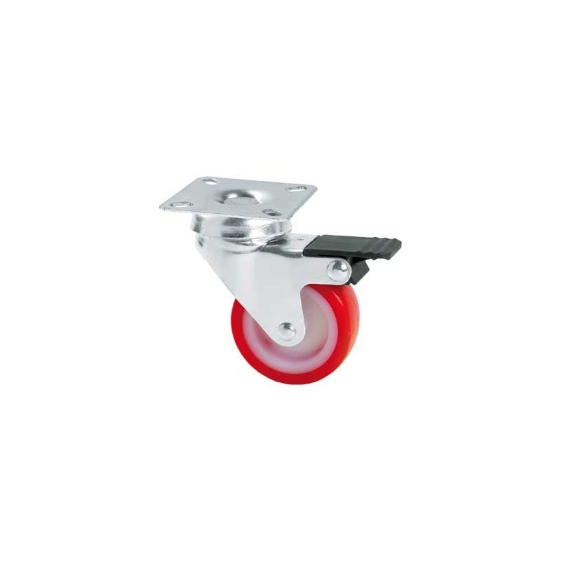 RUOTA ARREDAMENTO ART. 235BIS AVO C/FRENO 60 mm - portata 50 kg