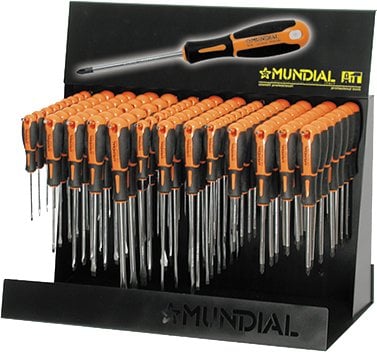 SCHRAUBENDREHER-DISPLAY MUNDIAL 102-teilig
