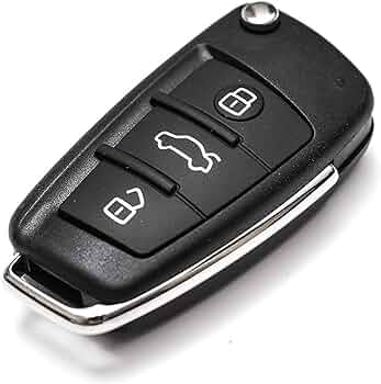 COQUE DE CLÉ DE VOITURE AUDI 'HU66ARS8' 3 Boutons