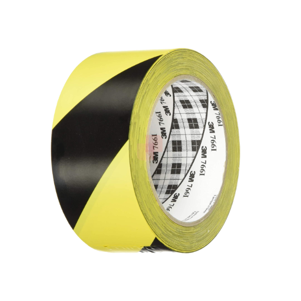 RUBAN DE MARQUAGE ADHÉSIF 50 mm x 33 m - Couleur jaune/noir